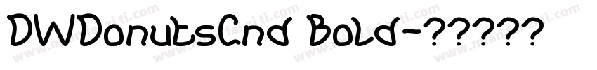 DWDonutsCnd Bold字体转换